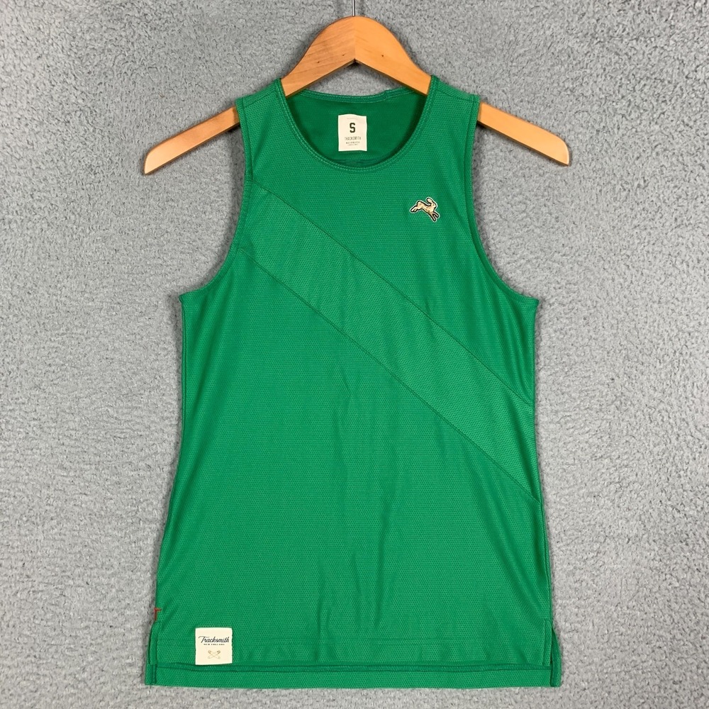 Tracksmith Van Cortlandt Singlet Women's Small Green Ekiden Limited Edition RARE
